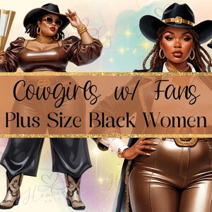 Illustrazioni PNG di cowgirl nera, taglie forti, clipart curvy, rodeo, western, ballo di gruppo, fan di country girl, Goodnotes, diario KDP, planner