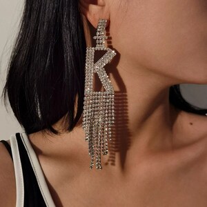 Alphabet Earrings I main image 1