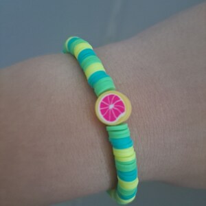 Clay Bead Bracelet - Tropical Vibes