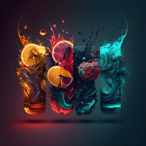 Drinking Flavour | Digital Print | JPEG