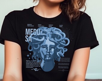 Medusa Shirt: Greek Mythology Snake Goddes, Head of Perseus Tee, Feminist Women's Empowerment Shirt, Feminism Gift for Her, Medusa gift