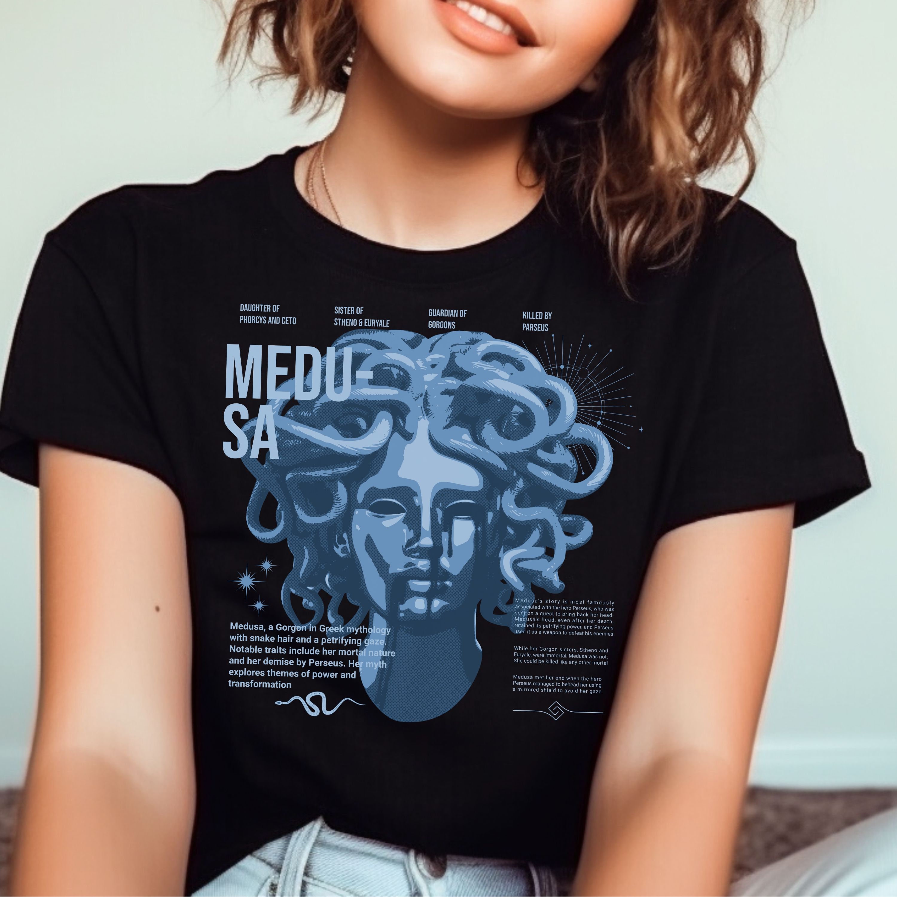 Greek Medusa Shield T-Shirt Greek Medusa Shield T-Shirt