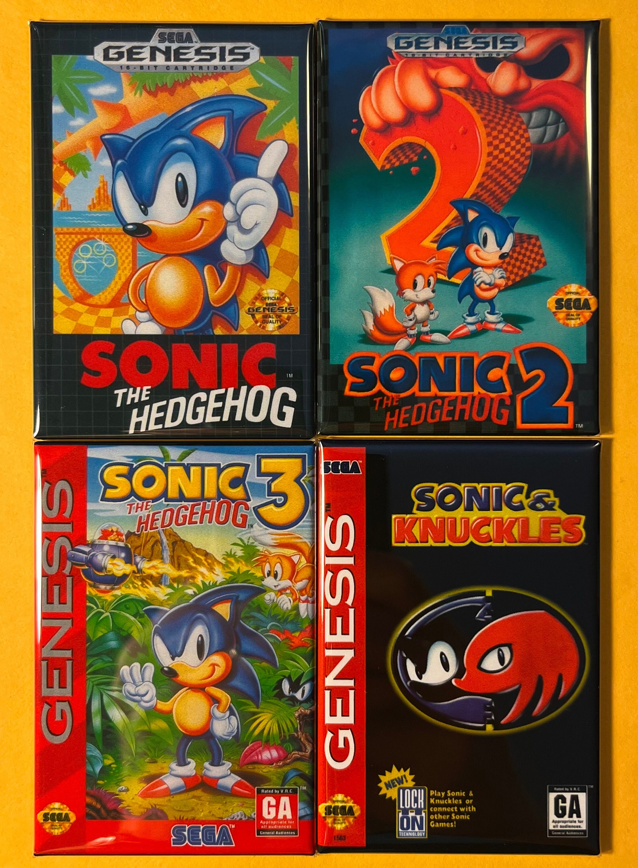 Sonic Classic Heroes Sega Genesis Repro Game Cart -  Finland