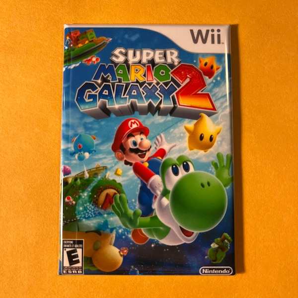 Magnet - Super Mario Galaxy 2 - Nintendo Wii - 5 x 7 cm