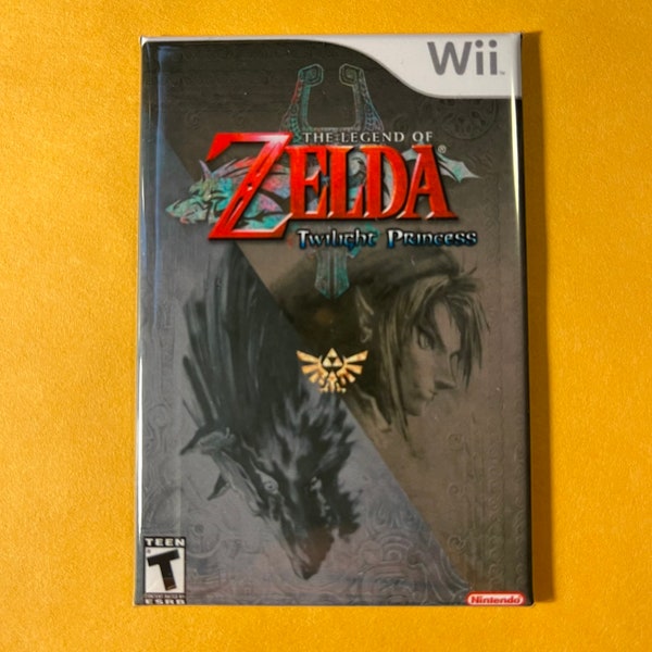 Aimant - La Légende de Zelda Twilight Princess - Nintendo Wii - 2" x 3"