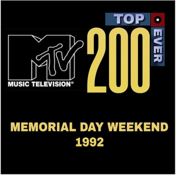 MTV Top 200 Ever Music Video Countdown 1992 4 DVD 14 Hrs 80s