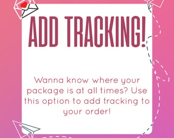 Voeg tracking toe aan uw bestelling