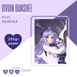 Vivian Banshee Zenless Zone Zero A6/A5/A4 print