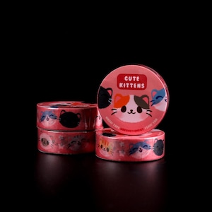 Cute Kittens washi tape | kawaii stationery