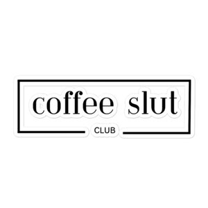 Coffee Slut Club Glass Tumbler – Coffee Slut Club LLC