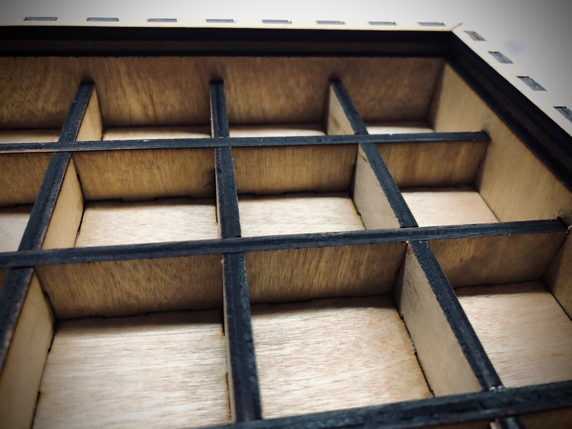 Typesetting Drawer 13x13 Typeset Drawer Organizer: Craft Supply Storage Solution, 3/4 ...