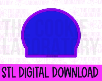 Badmuts Swim Team Zwemmer Cookie Cutter STL File Digital Download met PNG