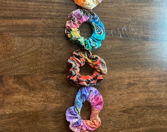 Colorful World Handmade Scrunchies