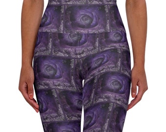 Alice Through the Looking Glass Collection High Waisted Yoga Leggings