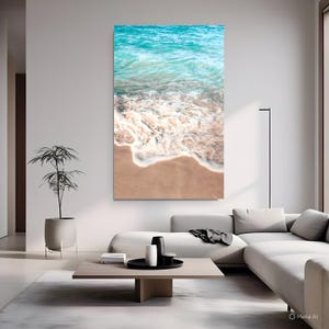 Coastal Wall Art Printable – Beach Sunset Print, Ocean Photography, Boho Beach Decor, Nautical Room Digital Download