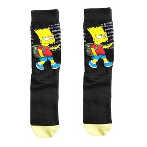 Simpsons Cartoon Anime Calcetines divertidos unisex imagen 4