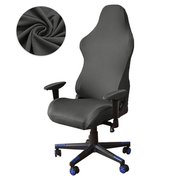 Housse de chaise élastique en élasthanne : protection ultime pour chaise de bureau et de jeu.