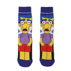 Simpsons Cartoon Anime Calcetines divertidos unisex imagen 9