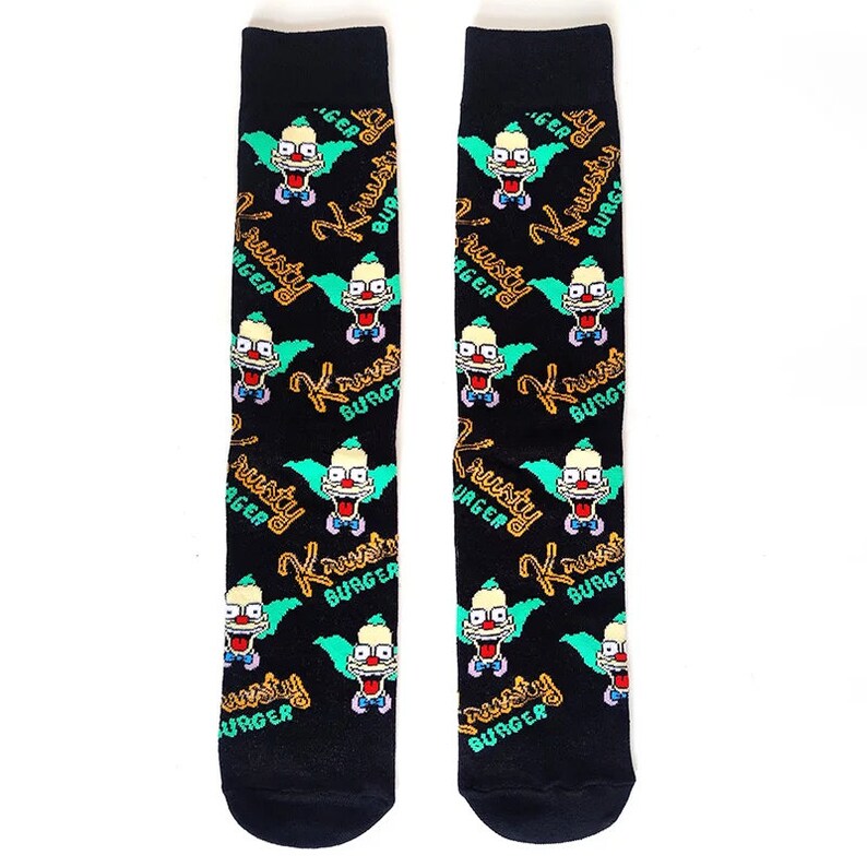 Simpsons Cartoon Anime Calcetines divertidos unisex imagen 5