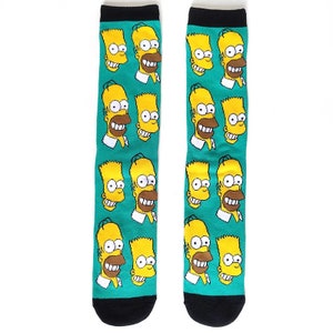 Simpsons Cartoon Anime Calcetines divertidos unisex imagen 3