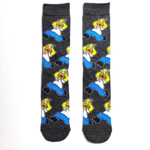 Simpsons Cartoon Anime Calcetines divertidos unisex imagen 6