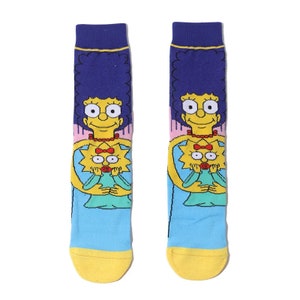 Simpsons Cartoon Anime Calcetines divertidos unisex imagen 8