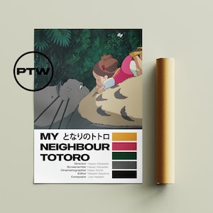 My Neighbour Totoro Poster / My Neighbour Totoro Print / My Neighbour Totoro  / Studio Ghibli Poster / Ghibli Poster /  Miyazaki Poster