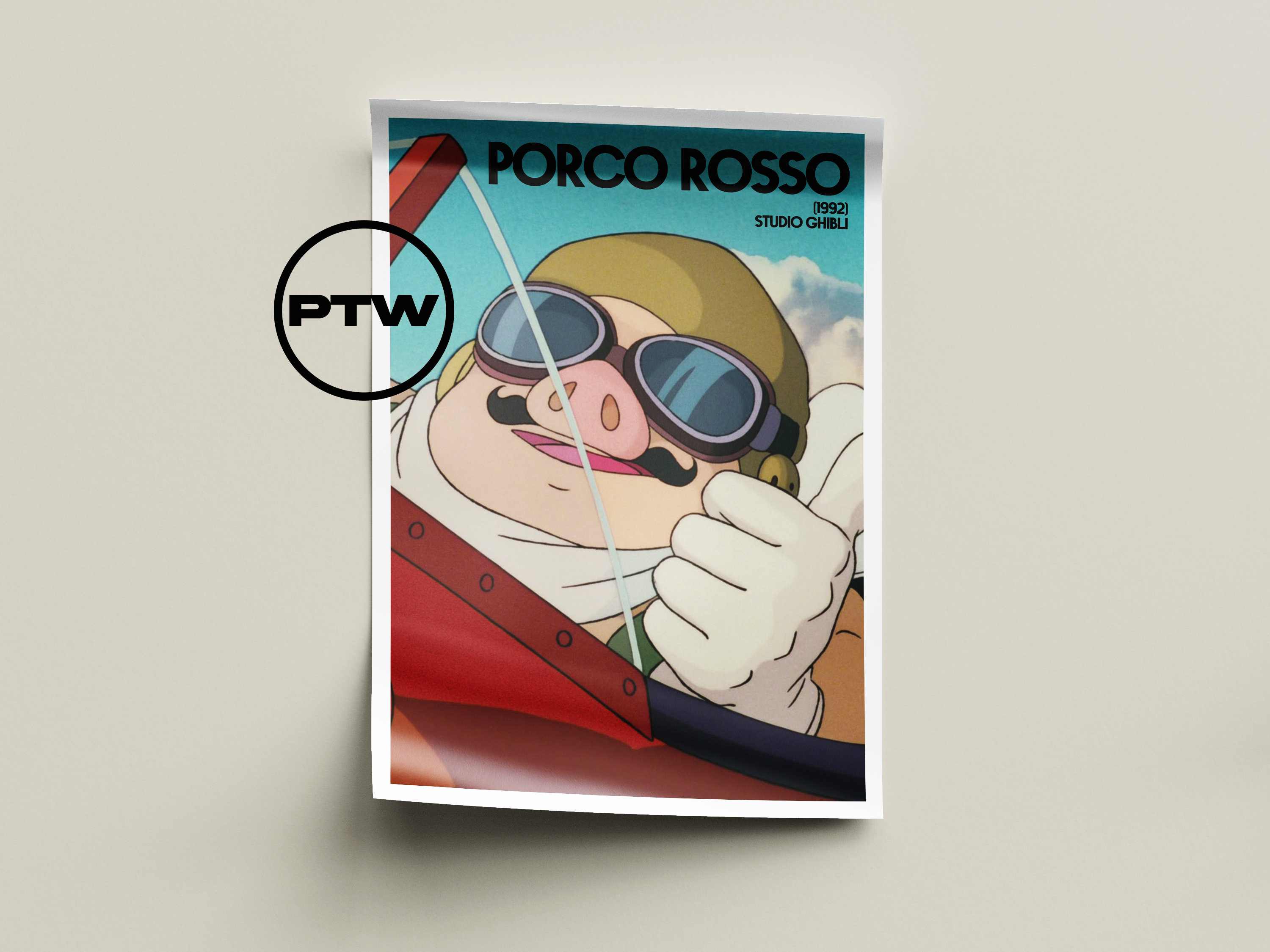 Porco Rosso Poster / Porco Rosso Print / Porco Rosso