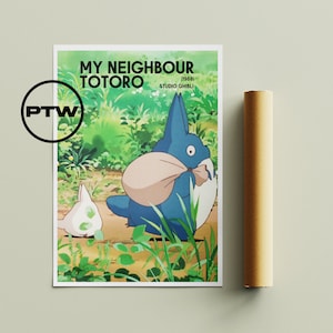My Neighbour Totoro Poster / My Neighbour Totoro Print / My Neighbour Totoro  / Studio Ghibli Poster / Ghibli Poster /  Miyazaki Poster