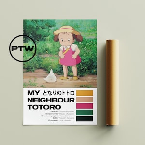 My Neighbour Totoro Poster / My Neighbour Totoro Print / My Neighbour Totoro  / Studio Ghibli Poster / Ghibli Poster /  Miyazaki Poster