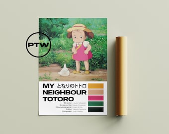 My Neighbour Totoro Poster / My Neighbour Totoro Print / My Neighbour Totoro  / Studio Ghibli Poster / Ghibli Poster /  Miyazaki Poster