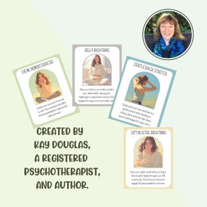 These vagus nerve cards have been created by Kay Douglas a psychotherapist and author.
