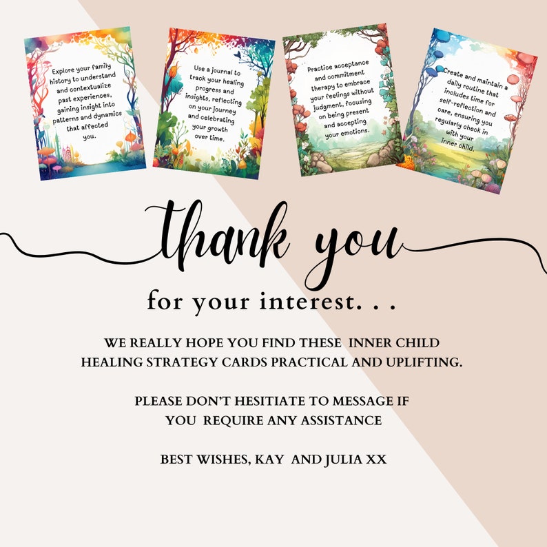 Thanks for your interest.
Wishing you all the best,
Kay andJulia