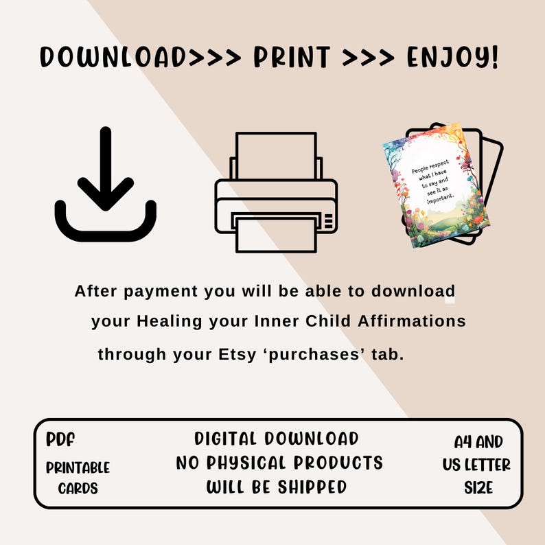 Perfect for personal use, as well as a valuable resource for therapists specializing in childhood trauma recovery and inner child therapy. Just download, print and enjoy.