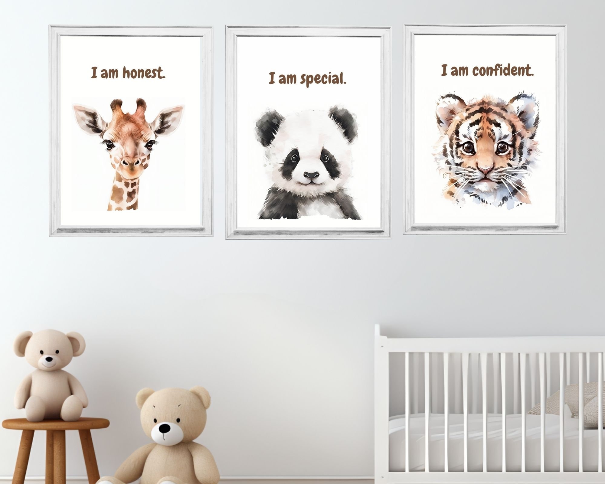 Affirmation Wandkunst, Tier Affirmationen zum Ausdrucken, Wählen Sie ...