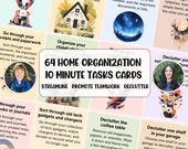 Home organization 10 minute tasks Household Chore Cleaning schedule House organiser Decluttering Family Home Management printable minimalism