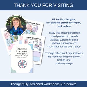 Created by Kay Douglas, an experienced psychotherapist, these printable therapist resources are ideal for counselling, coaching, and personal development.