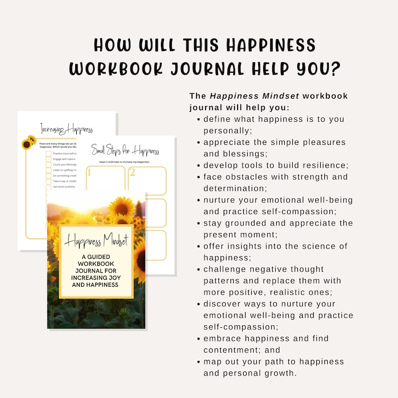 Filled with thought-provoking writing prompts, inspirational quotes, and practical exercises, ‘Happiness Mindset’ empowers you to take charge of your happiness journey and embrace a life of positivity, resilience, and gratitude.