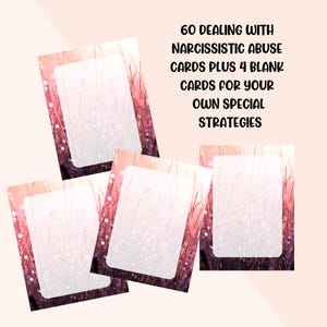 There are 4 blank cards for you to write your own strategies that you have found empowering.