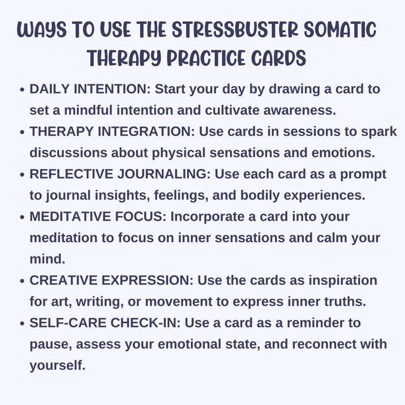 You can use these cards as a meditative focus, a selfcare check in a daily intention or in many other ways.
