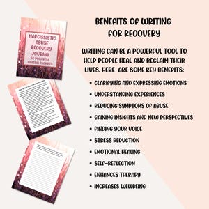 Writing is a powerful tool for recovery from relationship abuse. It can help self-awareness, stress management, insight, and the understanding of experiences of abuse.