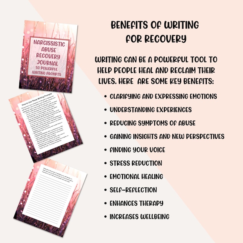 Writing is a powerful tool for recovery from relationship abuse. It can help self-awareness, stress management, insight, and the understanding of experiences of abuse.