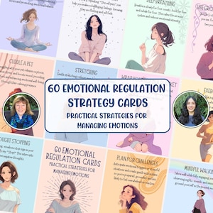 Kaarten voor emotionele regulatie Zenuwstelsel Emotionele ondersteuning Stressverlichting Angstverlichting copingvaardigheden Hulpmiddel voor geestelijke gezondheid Therapiehulpmiddelen