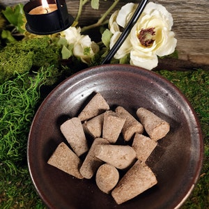 Herbal Smudge Cones for Cleansing Smoke Cone Incense Sacred Smudge Ritual Yerba Santa Herb Smudge Blue Sage Palo Santo Smudge