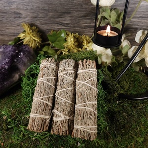 One (1) Aromatic Manifestation Smudge Bundle Varieties Bundled Smudge Cleansing Smoke Smudge Wand Herbal Incense Sacred Smudge Ritual Smudge