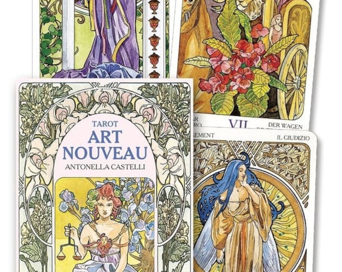 Golden Art Nouveau Tarot Original New Unopened by Giulia F. Massaglia