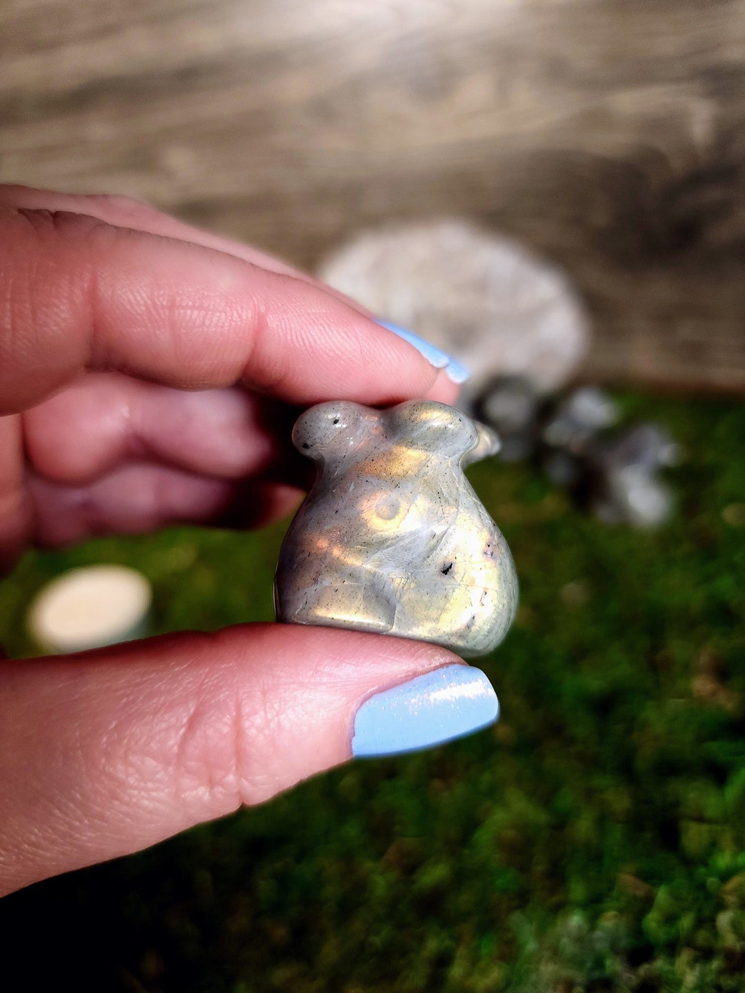 One (1) Labradorite Crystal Curvy Goddess | Carved Stone Full Figure ...