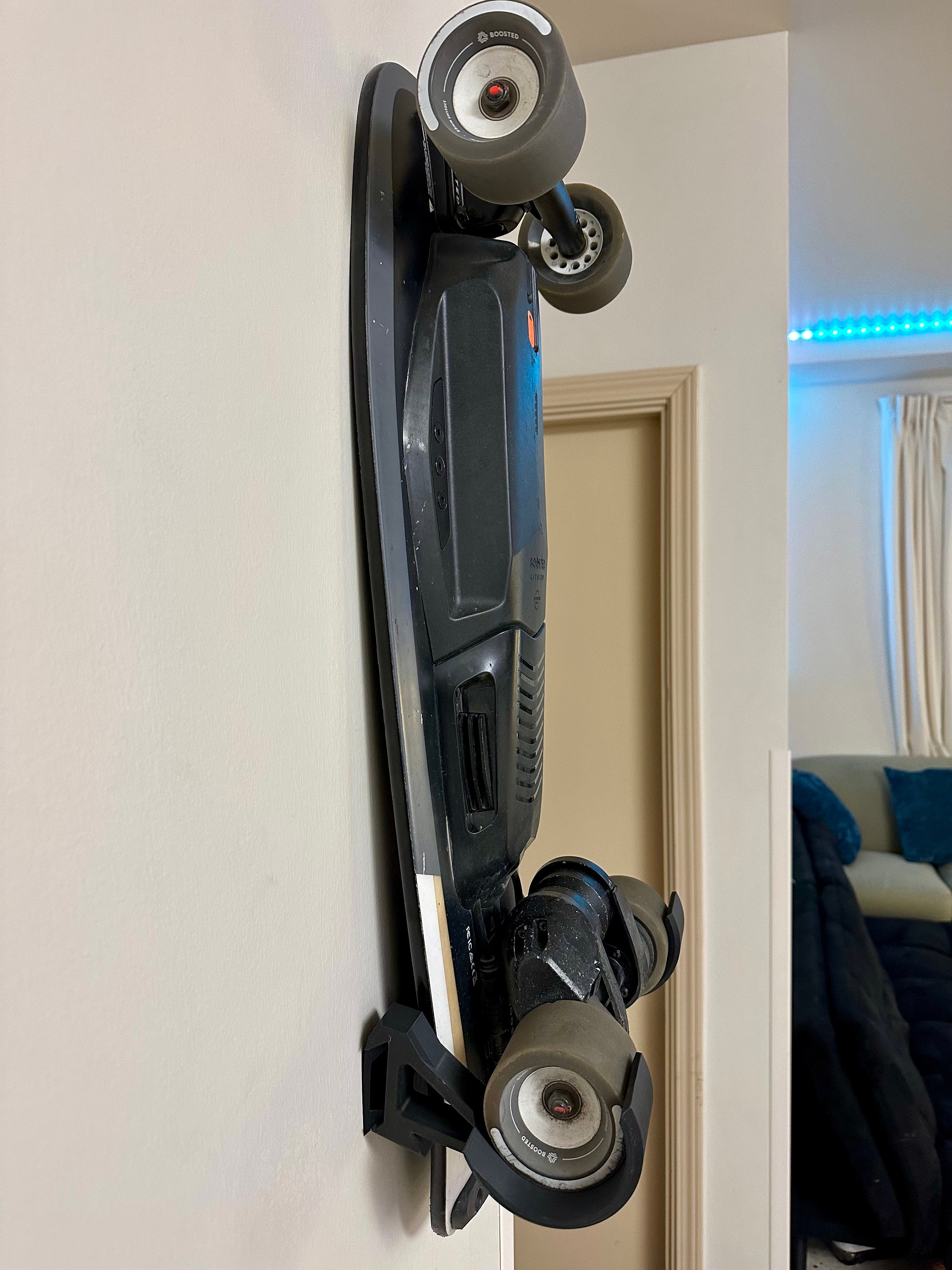 Electric Skateboard Wall Mount Displays Skateboard From Both Sides Etsy