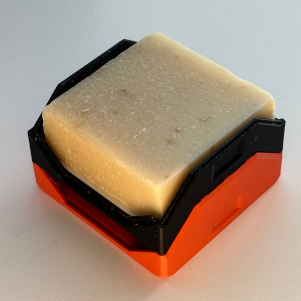 Soap Travel Box - Square Soap Holder - Fits Dr. Squatch Soap