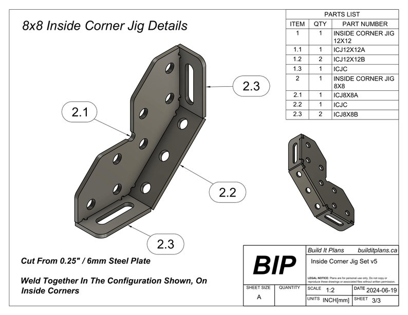Inside Corner Jig DXF – Fixture Table Jig Cut Files - Etsy
